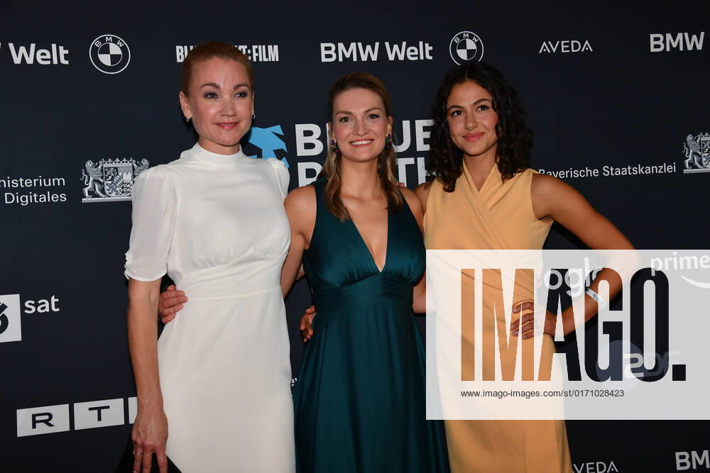Lisa Marie Potthoff, Judith Gerlach and Soma Pysall Blue Panther TV Streaming Award 2022 Honoring, Award, Prize BMW Welt Munich 19 October 2022