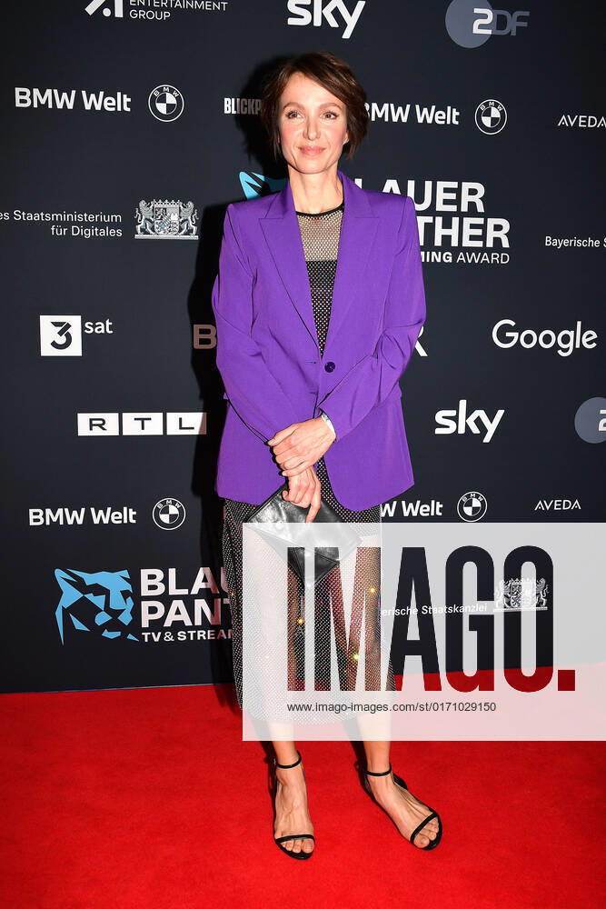 Julia Koschitz at the Blue Panther TV Streaming Award 2022 ceremony formerly Bavarian Television Award on 19 10 2022 in Munich Blue Panther TV Streaming Award 2022 ceremony in Munich