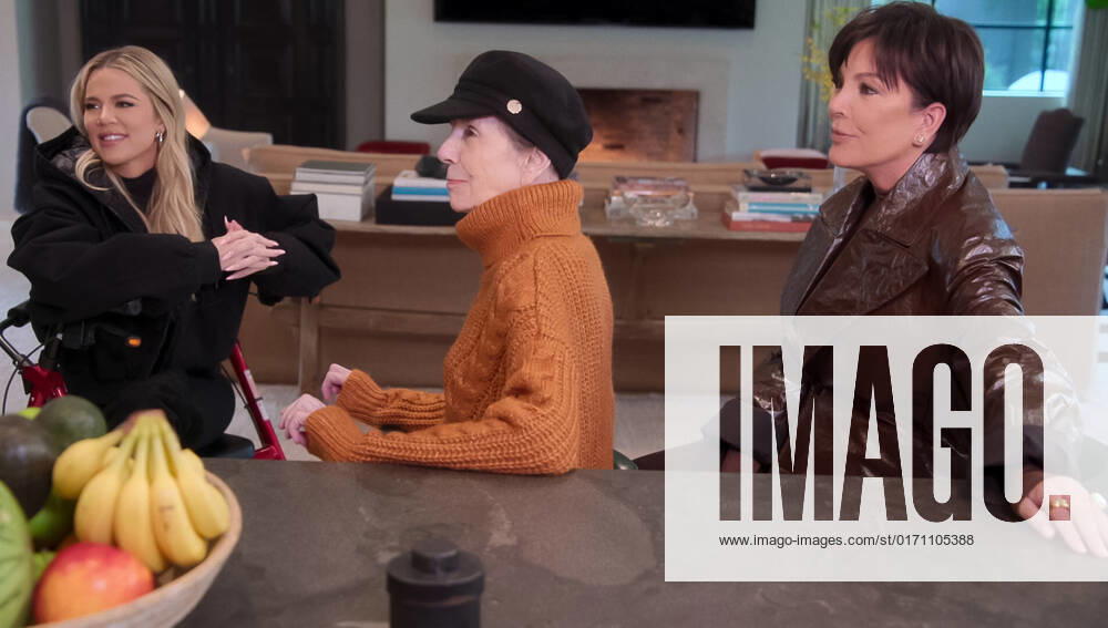 Kris Jenner, Khloe Kardashian, Mary Jo Campbell, The Kardashians (2022) -- We?re Built For This - Episode 204 -- While Kris awaits surgery, she enlists Martha Stewart to cheer up KhloÃ . Kim faces backlash from a Variety interview and Kendall dabbles in real estate. KhloÃ , Mary Jo and Kris, shown. Photo Credit: Hulu THA