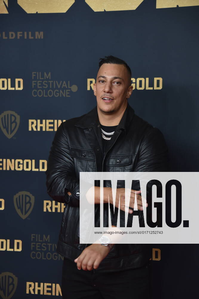 Rapper Farid Bang Farid Hamed El Abdellaoui arrives for the premiere of the feature film Rheingold , a gangster drama, as part of the 32 Film Festival Cologne formerly Cologne Conference 2022 , an international film festival