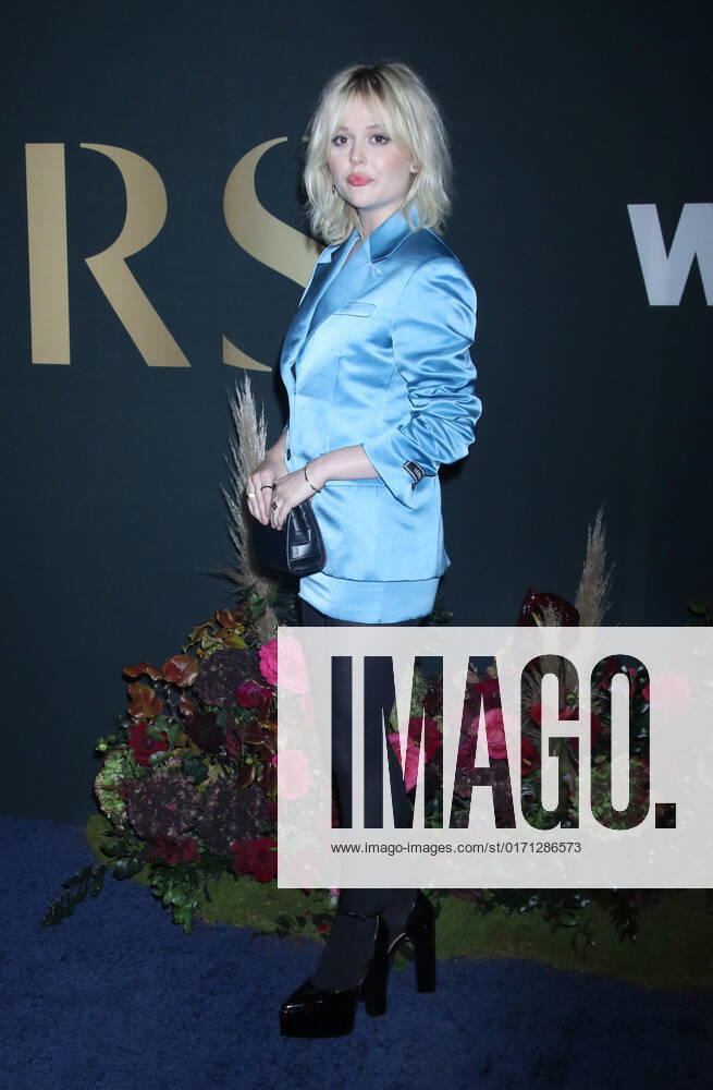 NEW YORK, NY- OCTOBER 25: Emily Alyn Lind at the WWD 2022 Honors Awards at Cipriani South Street in New York City on October 25, 2022.