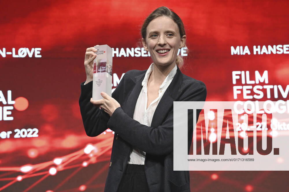Mia Hansen Löve at the Film Festival Cologne Awards ceremony at the 32 Film Festival Cologne 2022 at E Werk Cologne, 27 10 2022. Foto:xC.xAdolphxx xFuturexImage