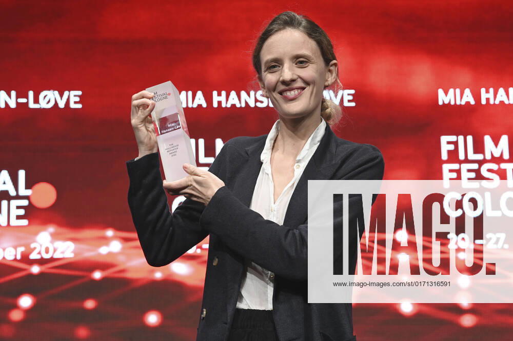 Mia Hansen Löve at the Film Festival Cologne Awards ceremony at the 32 Film Festival Cologne 2022 at E Werk Cologne, 27 10 2022. Foto:xC.xAdolphxx xFuturexImage