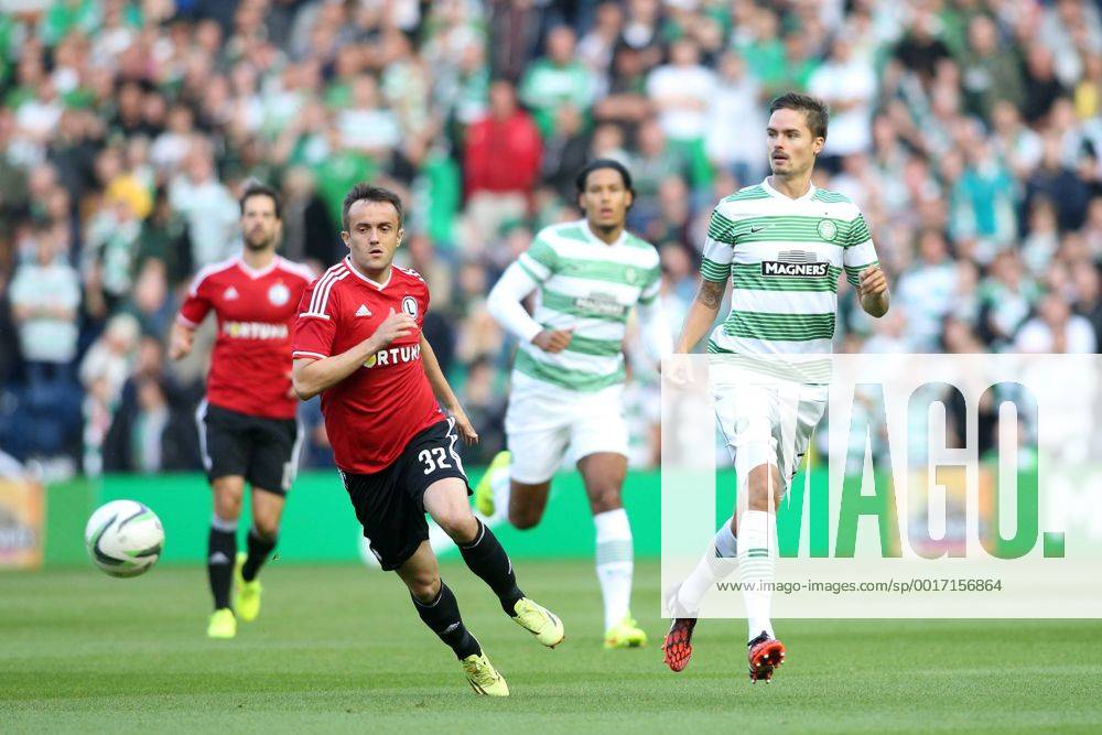 UEFA CHAMPIONS LEAGUE SECOND LEG THIRD ROUND QUALIFICATION MATCH IN EDINBURGH: CELTIC GLASGOW - LEGIA WARSAW MIROSLAV RADOVIC M LUSTIG D09R0701