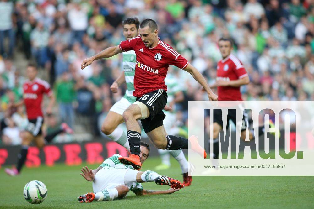 UEFA CHAMPIONS LEAGUE SECOND LEG THIRD ROUND QUALIFICATION MATCH IN EDINBURGH: CELTIC GLASGOW - LEGIA WARSAW M LUSTIG MICHAL KUCHARCZYK D09R0797
