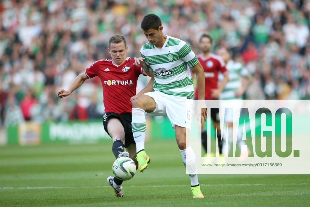UEFA CHAMPIONS LEAGUE SECOND LEG THIRD ROUND QUALIFICATION MATCH IN EDINBURGH: CELTIC GLASGOW - LEGIA WARSAW ONDREJ DUDA N BITTON D09R0872