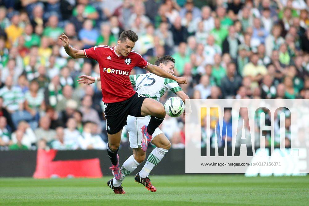 UEFA CHAMPIONS LEAGUE SECOND LEG THIRD ROUND QUALIFICATION MATCH IN EDINBURGH: CELTIC GLASGOW - LEGIA WARSAW MICHAL ZYRO S JOHANSEN D09R0913
