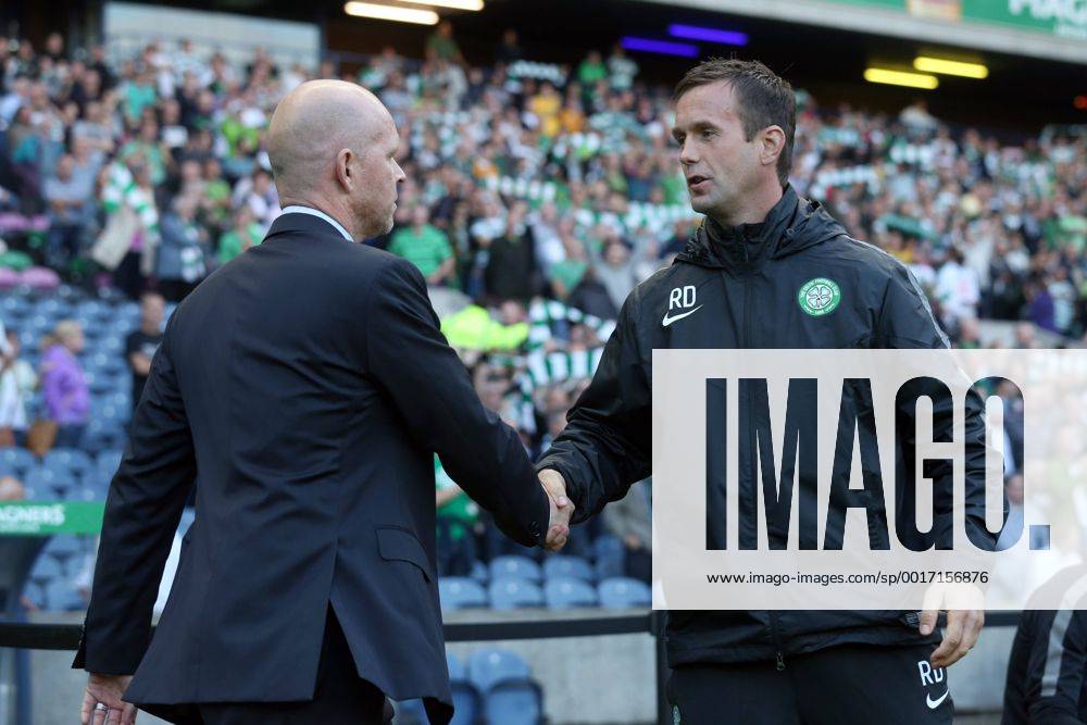 UEFA CHAMPIONS LEAGUE SECOND LEG THIRD ROUND QUALIFICATION MATCH IN EDINBURGH: CELTIC GLASGOW - LEGIA WARSAW HENNING BERG RONNY DEILA GY5Q7906