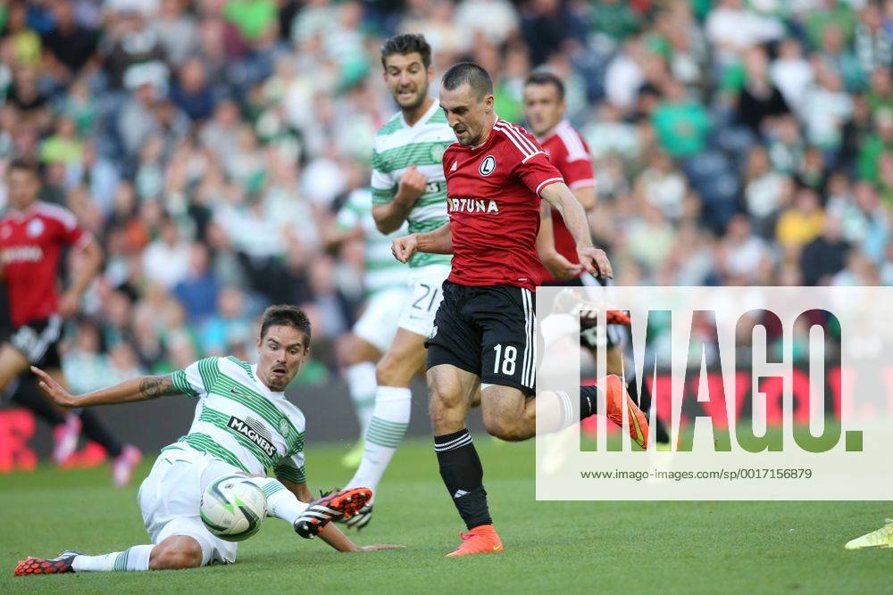 UEFA CHAMPIONS LEAGUE SECOND LEG THIRD ROUND QUALIFICATION MATCH IN EDINBURGH: CELTIC GLASGOW - LEGIA WARSAW M LUSTIG MICHAL KUCHARCZYK D09R0795