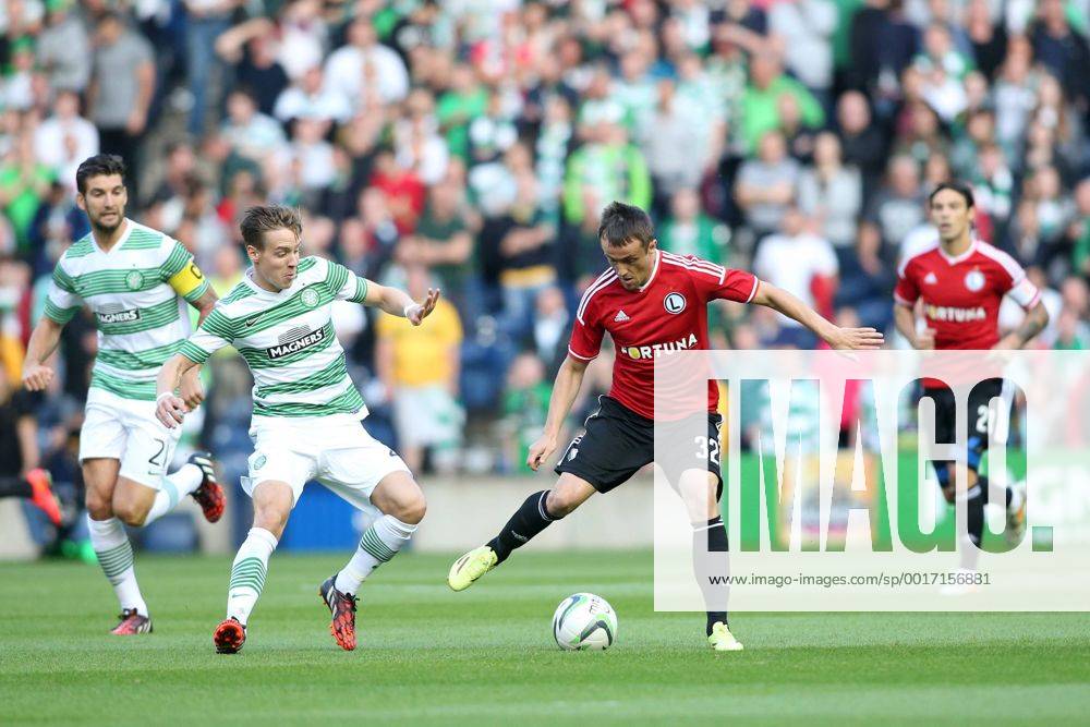 UEFA CHAMPIONS LEAGUE SECOND LEG THIRD ROUND QUALIFICATION MATCH IN EDINBURGH: CELTIC GLASGOW - LEGIA WARSAW S JOHANSEN MIROSLAV RADOVIC D09R0696