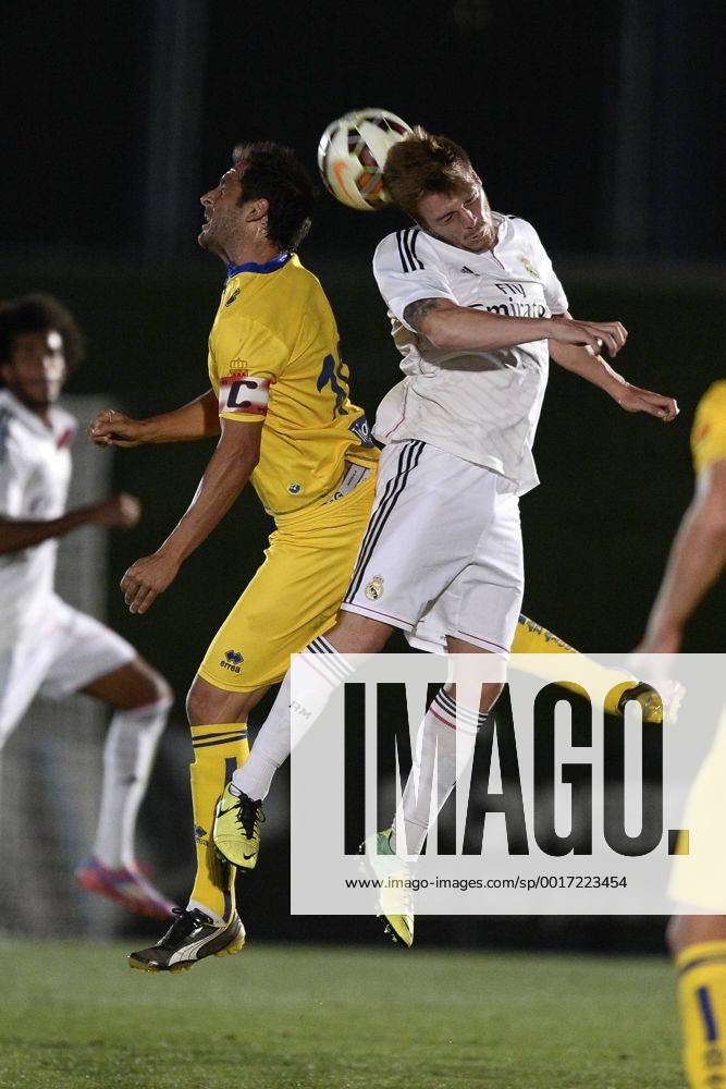 Preseason friendly match between Real Madrid Castilla and AD Alcorcon. AGUADOx