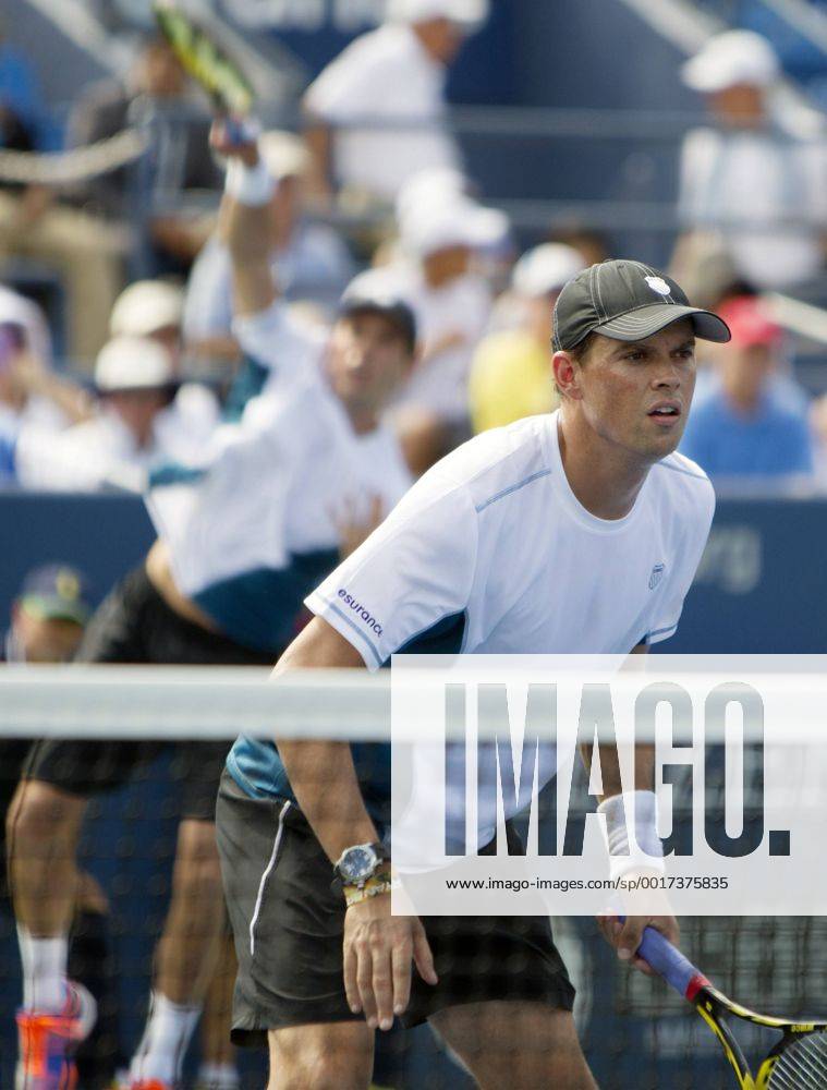 TENNIS - ATP, US Open 2014 NEW YORK CITY,NEW YORK,USA,01.SEP.14 - TENNIS - ATP Tennis Herren World Tour, US Open 2014, Grand Slam, Flushing Meadows, doubles. Image shows Bob and Mike Bryan (USA).