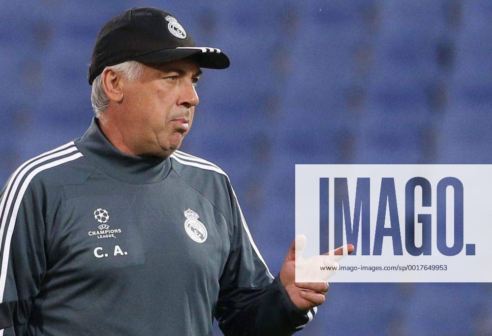 Sofia Carlo Ancelotti CF Real Madrid coach Training Real Madrid