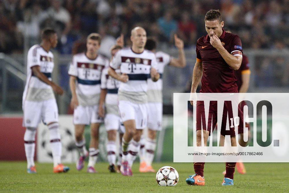 - UEFA Champions League 2014 2015 - AS Rom vs FC Bayern München - Francesco Totti