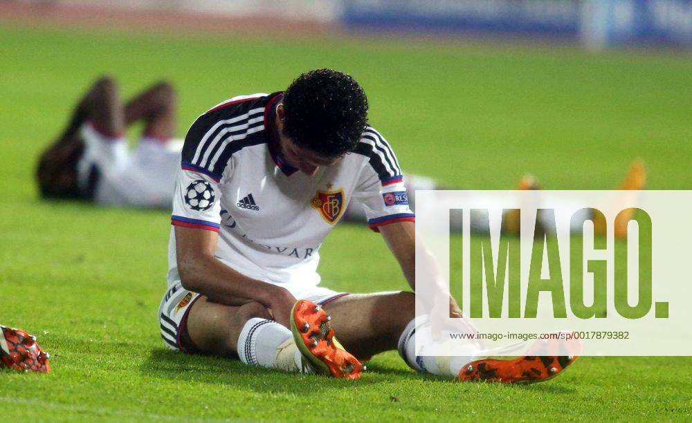 Sofia(Bulgaria) PFC Ludogorets - FC Basel UEFA Champions League men s football Mohamed Elneny FC Basel after lost match :Stringer