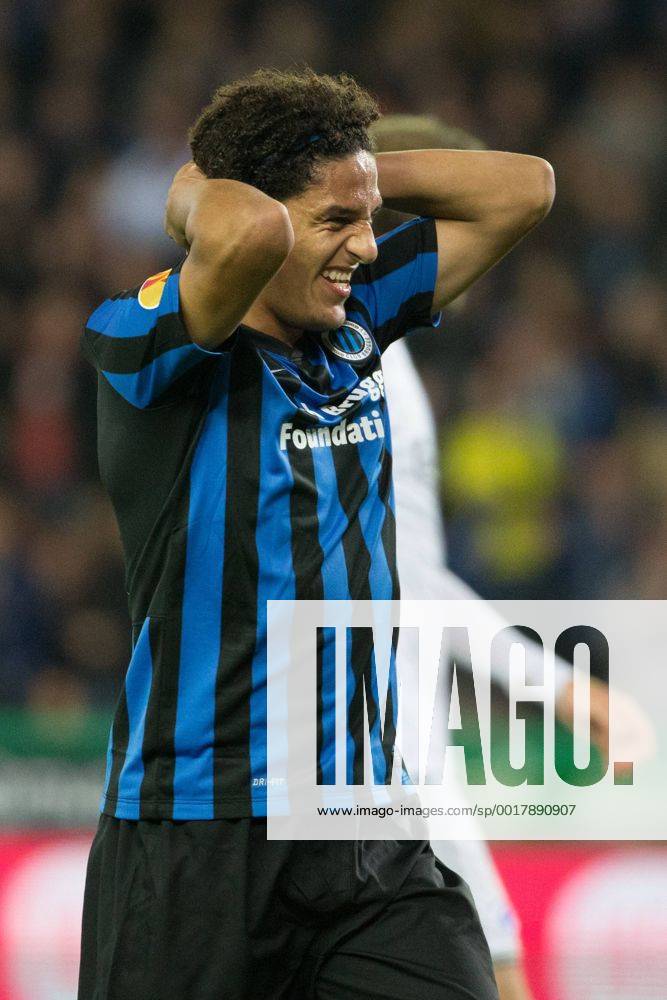 - BRUGGE, BELGIUM: Club s Felipe Gedoz De Conceicao reacts during a game between Belgian soccer team Club Brugge and Danish team FC Kobenhavn, Thursday 23 October 2014, in Brugge stadium. It is the third day of the group stage of the UEFA Europa League competition, in group B. KURTxDESPLENTER 04488498