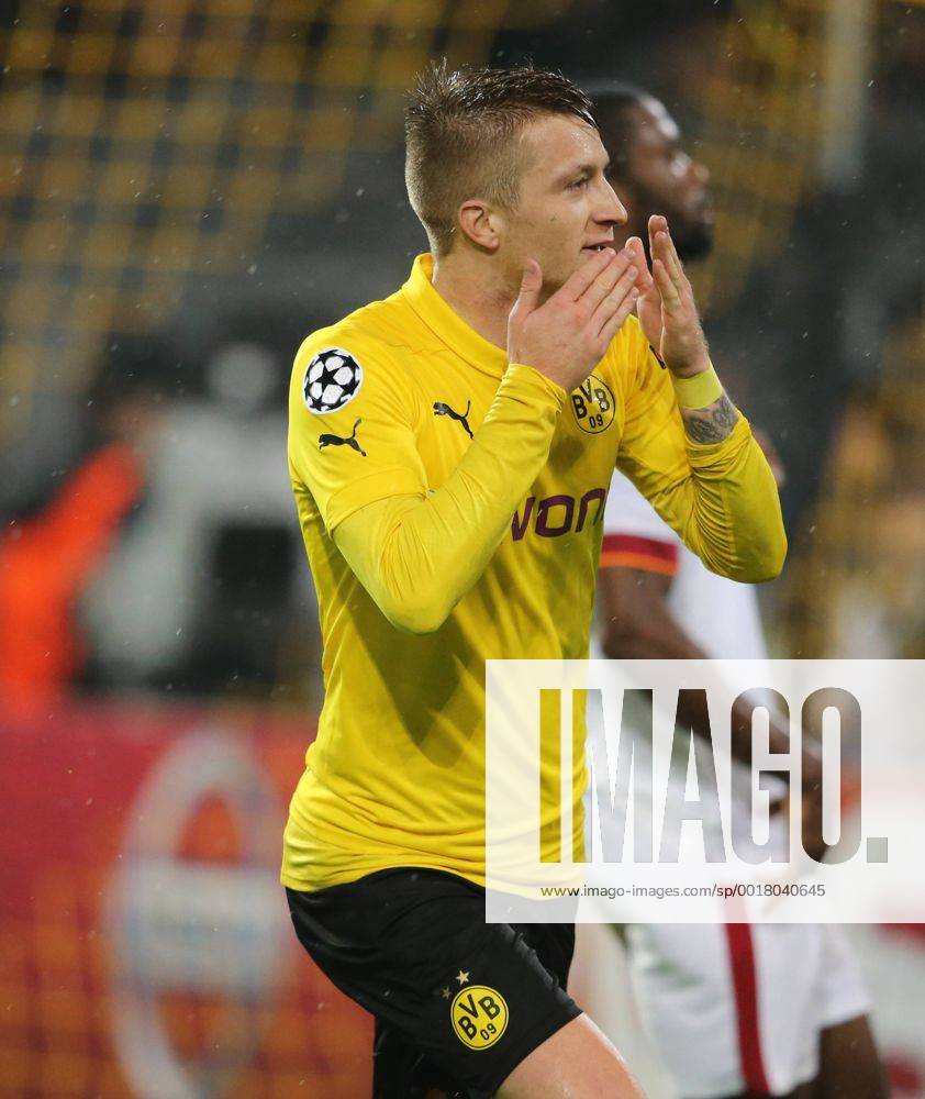 Aktuell Fussball, Champions League, Borussia Dortmund - Galatasaray Istanbul Dortmund, Fussball, Herren, UEFA Champions League, Saison 2014 2015, Spieltag 4, Gruppe D, Borussia Dortmund vs Galatasaray Istanbul, 04.11.2014, Signal Iduna Arena Dortmund, Marco Reus, BVB, Torjubel