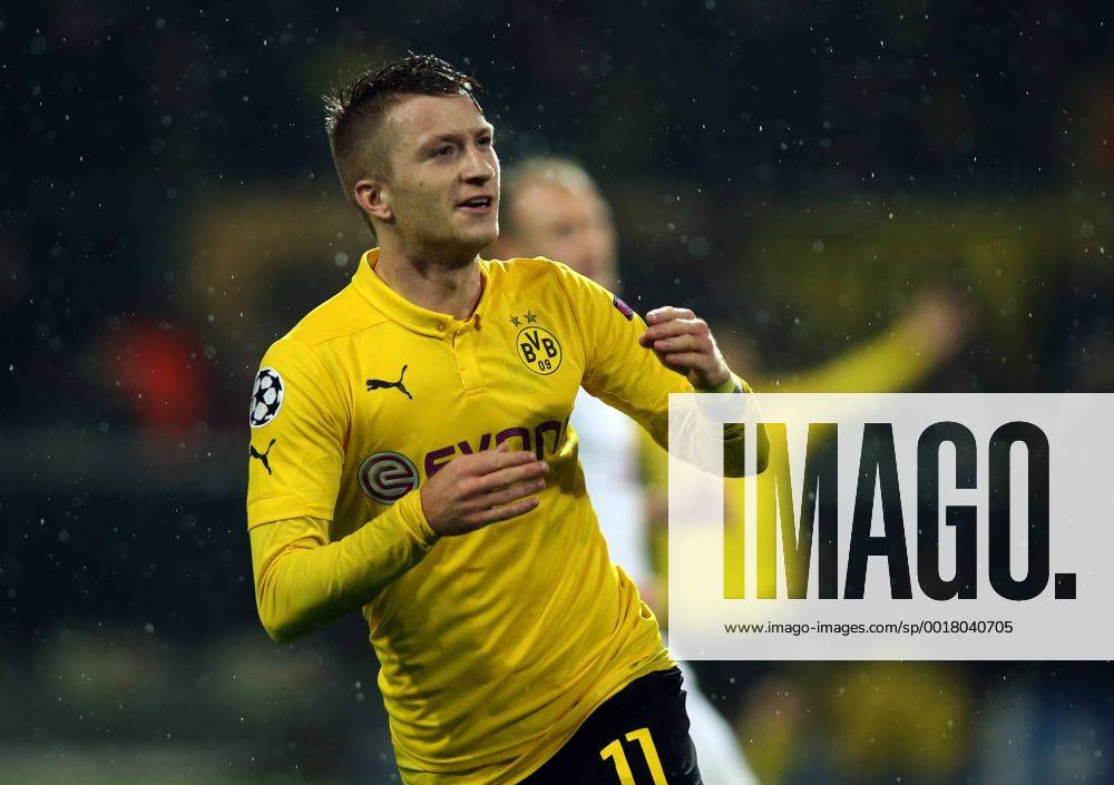 Marco Reus Jubel Freude Emotion nach Tor zum 1:0 BvB Borussia Dortmund - Galatasaray Istanbul Championsleague Gruppenphase 04.11.2014 Fußball Fussball Signal Iduna Park Dortmund Herren Saison 2014 2015