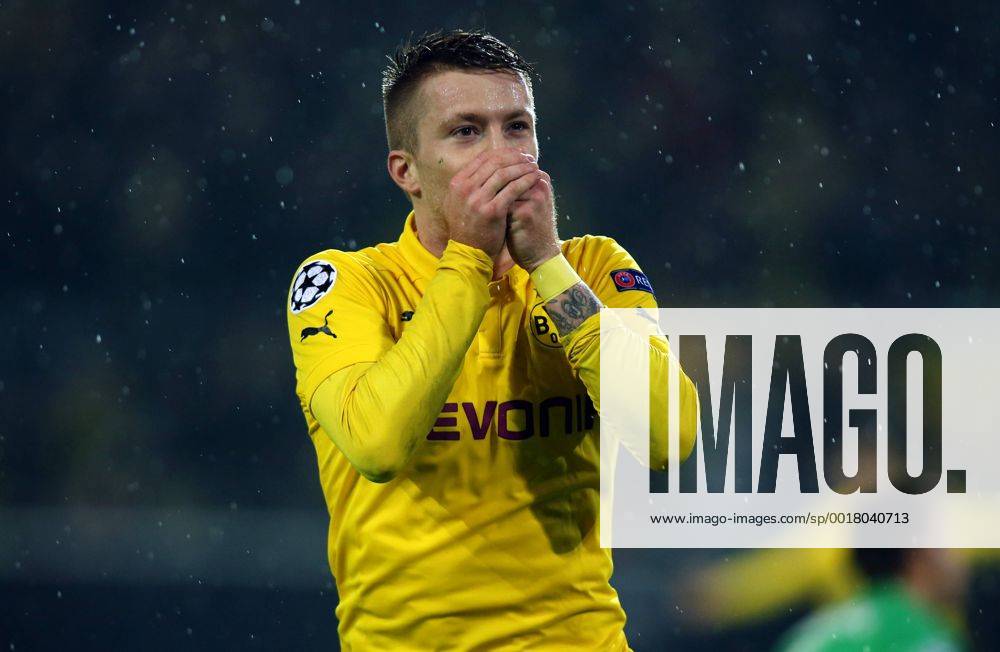 Marco Reus Jubel Freude Emotion nach Tor zum 1:0 BvB Borussia Dortmund - Galatasaray Istanbul Championsleague Gruppenphase 04.11.2014 Fußball Fussball Signal Iduna Park Dortmund Herren Saison 2014 2015