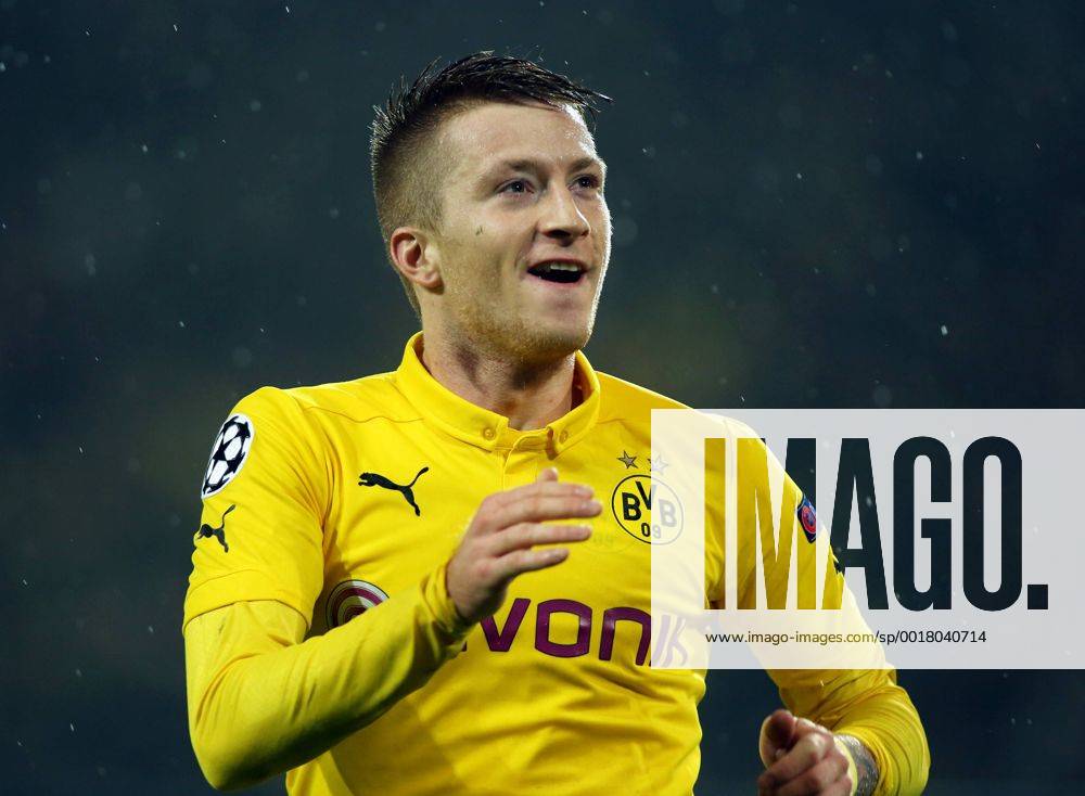 Aktuell Fussball, Champions League, Borussia Dortmund - Galatasaray Istanbul Marco Reus Jubel Freude Emotion nach Tor zum 1:0 BvB Borussia Dortmund - Galatasaray Istanbul Championsleague Gruppenphase 04.11.2014 Fußball Fussball Signal Iduna Park Dortmund Herren Saison 2014 2015