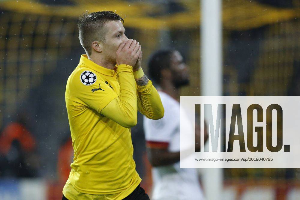 Marco Reus (Borussia Dortmund 11) beim Torjubel nach dem Treffer zum 1:0 Borussia Dortmund vs Galatasaray Istanbul, Fussball , Champions League, 04.11.2014 , EP_JSE
