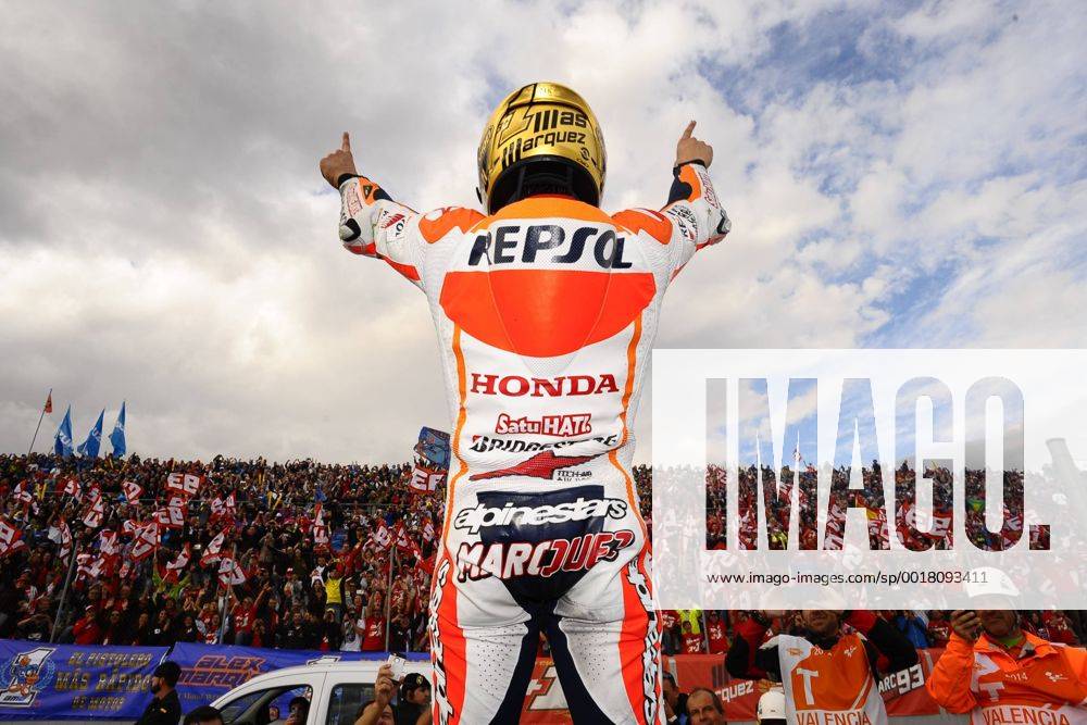 Valencia, SPAIN - 10 of November:Generali Grand Prix of Valencia. Spain, Valencia. In the photo: World champion of MotoGP 93 Marc MARQUEZ (SPA) Repsol Honda Team