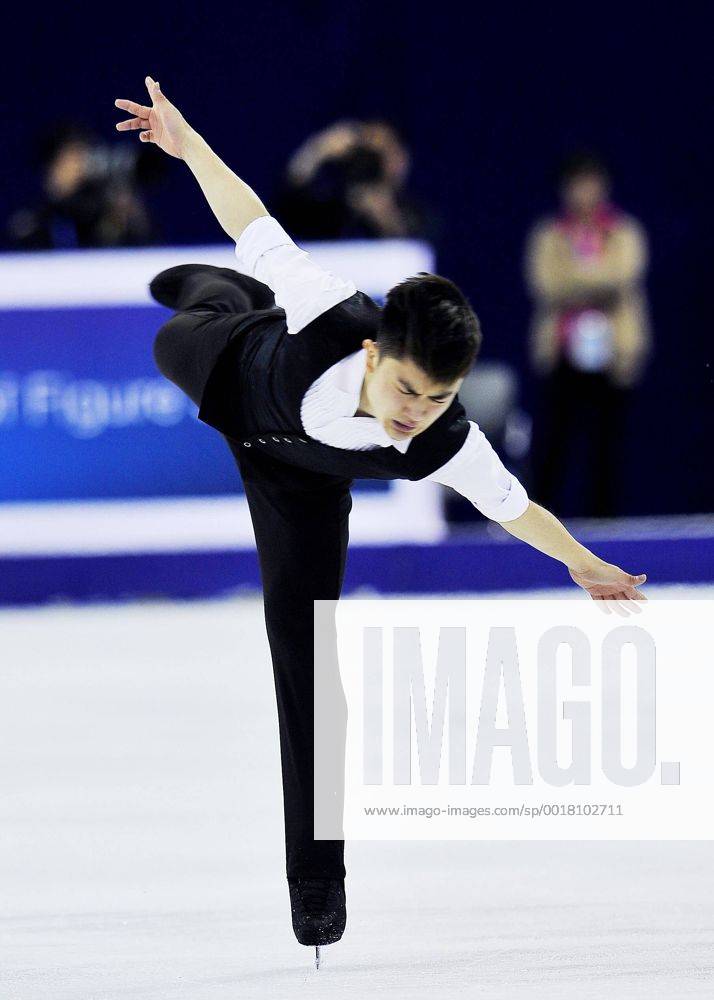 Nov. 8, 2014 - Shanghai, Popular Republic of China - Participating men, HAN YAN (CHINA) during the Lexus Shanghai ISU Grand Prix at Oriental Sport Center in Shanghai est China. Lexus Cup of China ISU Grand Prix of Figure Skating - 2014 - ZUMAm119