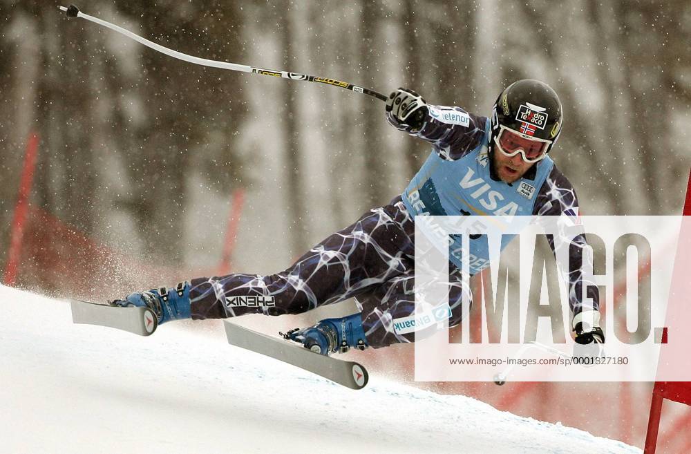 Kjetil Andre Aamodt (Norwegen) - Alpiner Skilauf Herren Weltcup 2005 2006, Welt Cup, Worldcup, World, WC, Ski Alpin, Skisport, Abfahrt Einzelbild Beaver Creek Colorado Dynamik,