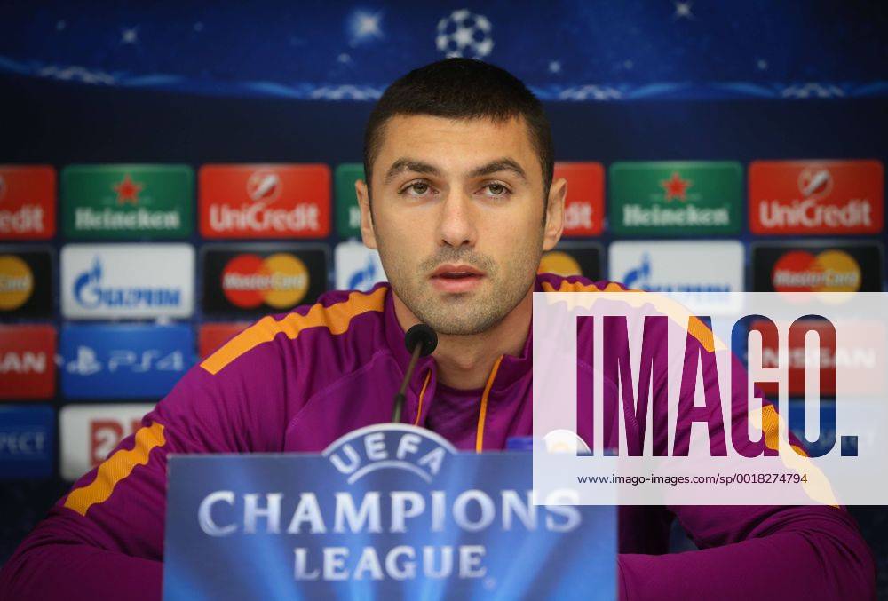 - BRUSSELS, BELGIUM: Galatasaray s Burak Yilmaz pictured during a press conference of Turkish soccer team Galatasaray, in Brussels, Tuesday 25 November 2014. Tomorrow Galatasaray is playing against Belgian team RSCA Anderlecht on day 5 of the group stage of the UEFA Champions League competition, in group D. VIRGINIExLEFOUR x04508919x