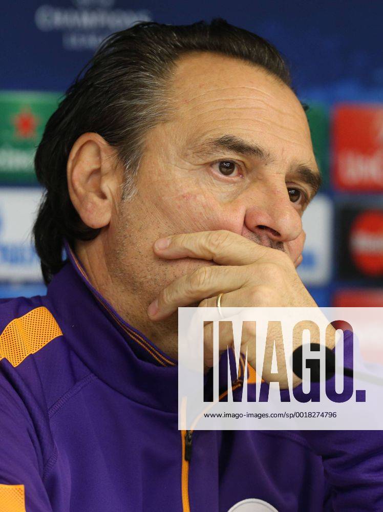 - BRUSSELS, BELGIUM: Galatasaray s head coach Cesare Prandelli pictured during a press conference of Turkish soccer team Galatasaray, in Brussels, Tuesday 25 November 2014. Tomorrow Galatasaray is playing against Belgian team RSCA Anderlecht on day 5 of the group stage of the UEFA Champions League competition, in group D. VIRGINIExLEFOUR x04508921x