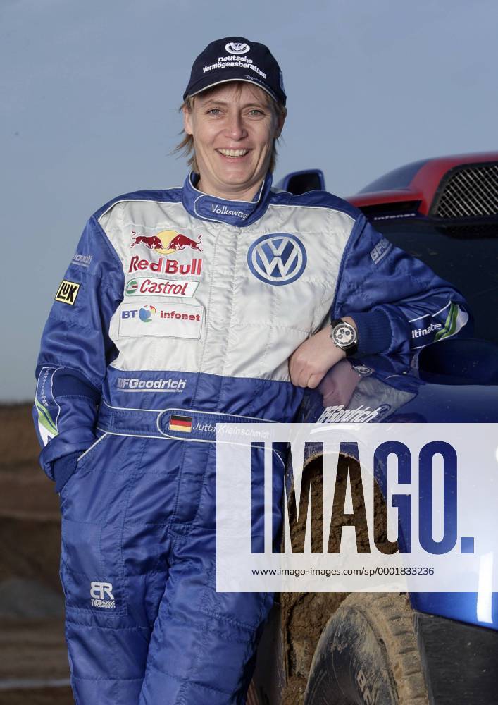 Jutta Kleinschmidt (Deutschland Volkswagen) Motorsport Damen Rallyesport 2005, Autorallye, Rallye, Autorennen, Automobilrennsport Einzelbild Helmstedt Freude,