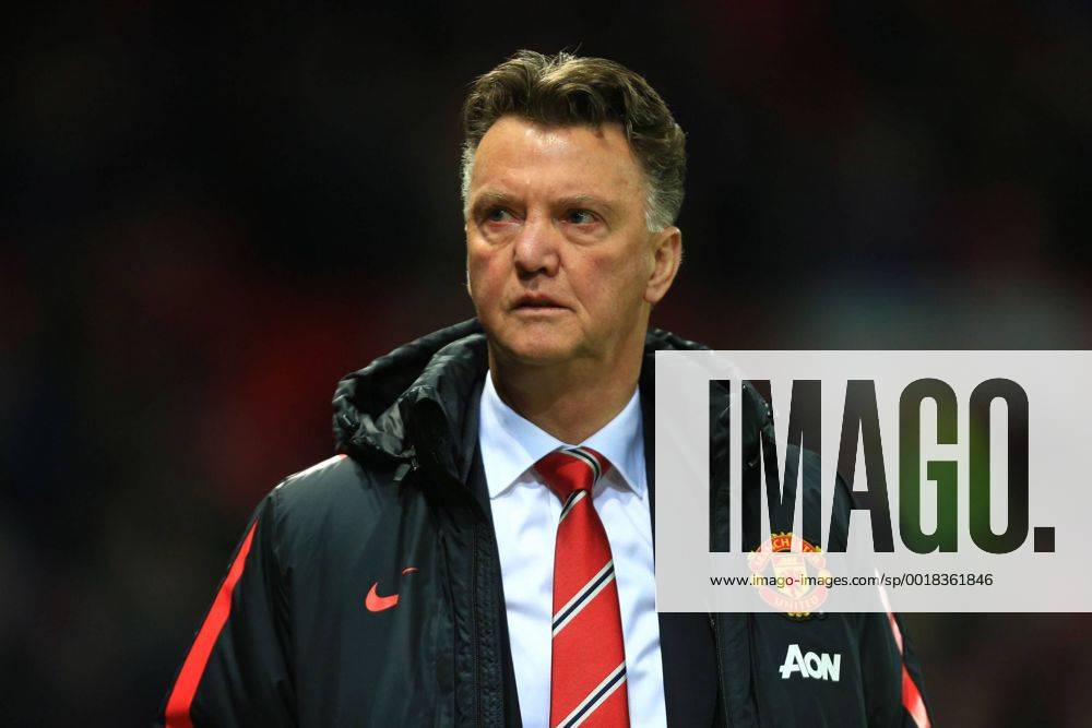 Louis Van Gaal, manager of Manchester United ManU - Manchester United vs. Stoke City - Barclay s Premier League - Old Trafford - Manchester - 02 12 2014 Pic Philip Oldham Sportimage .