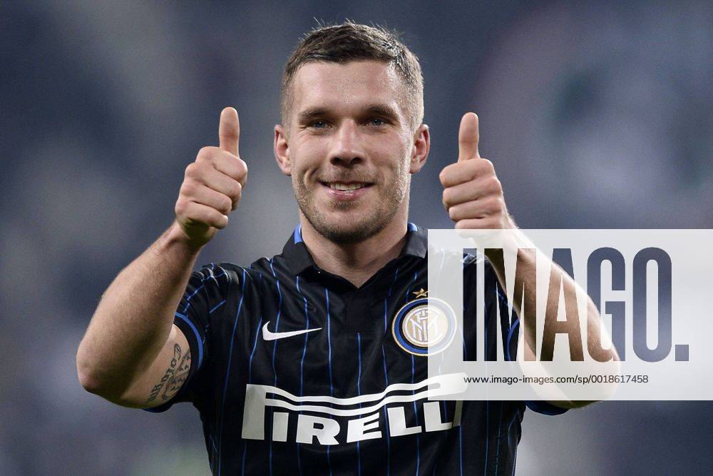 Serie A, Juventus Turin - Inter Mailand Lukas Podolski