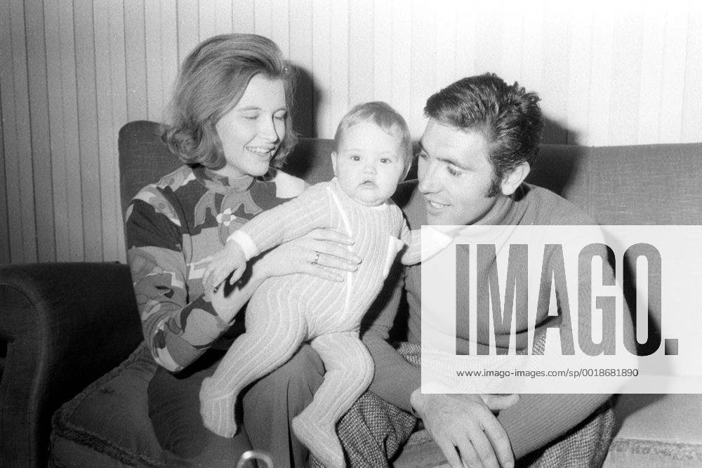 Eddy Merckx (Belgien) mit seiner Frau Claudine und Tochter Sabrina