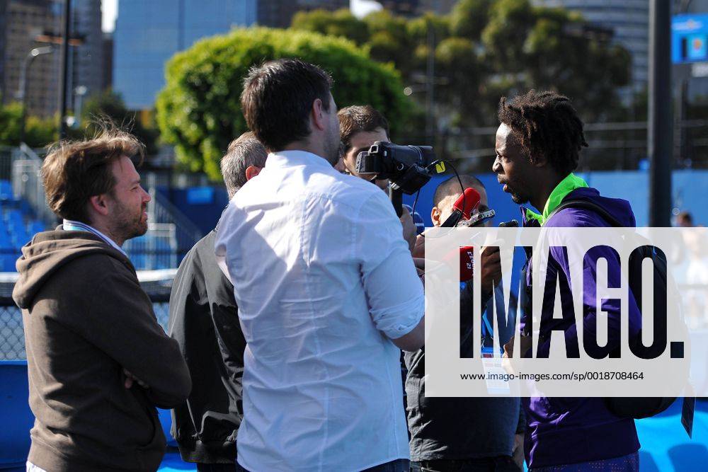 Gael Monfils (FRA) TENNIS : Open d Australie - Melbourne - 18 01 2015 TennisMagazine Panoramlc