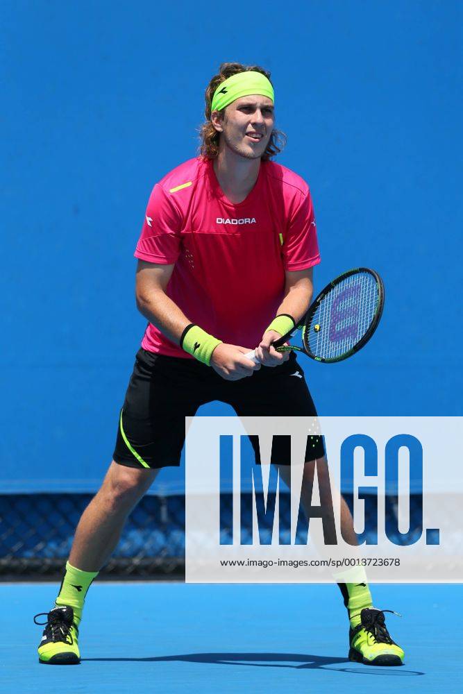 Lukas Lacko (SVK), JANUARY 19, 2015 - Tennis : the 2015 Australian Open tennis tournament Men s singles Round 1 in Melbourne, Australia. NoxThirdxPartyxSales (umqa019746)
