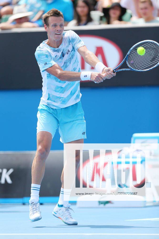 Tomas Berdych (CZE), JANUARY 19, 2015 - Tennis : the 2015 Australian Open tennis tournament Men s singles Round 1 in Melbourne, Australia. NoxThirdxPartyxSales (umqa019756)