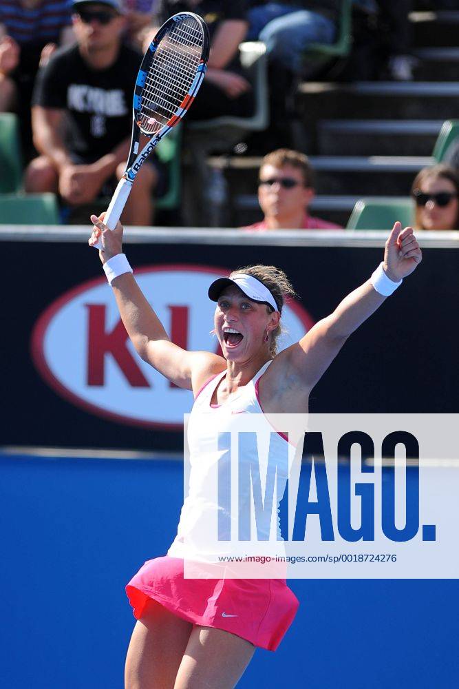 Yanina Wickmayer (BEL) TENNIS : Open d Australie - Melbourne - 19 01 2015 TennisMagazine Panoramlc