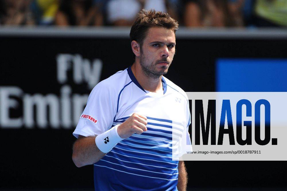 Stanislas Wawrinka (SUI) TENNIS : Open d Australie - Melbourne - 26 01 2015 TennisMagazine Panoramlc