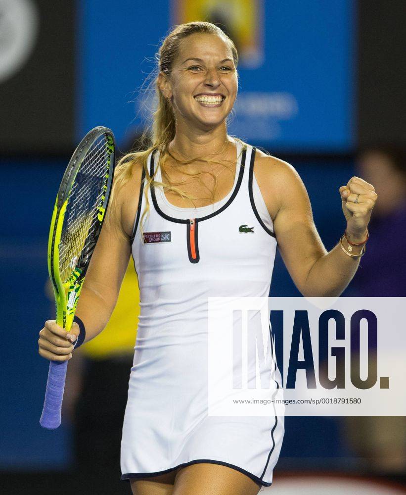Dominika Cibulkova (SVK) Tennis - Australian Open 2015 - Grand Slam ATP Tennis Herren WTA Tennis Damen - Melbourne Olympic Park - Melbourne - Victoria - Australia