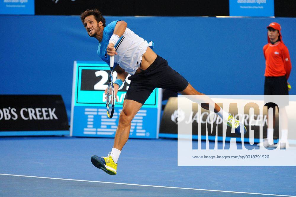 Feliciano Lopez (ESP) TENNIS : Open d Australie - Melbourne - 26 01 2015 TennisMagazine Panoramlc