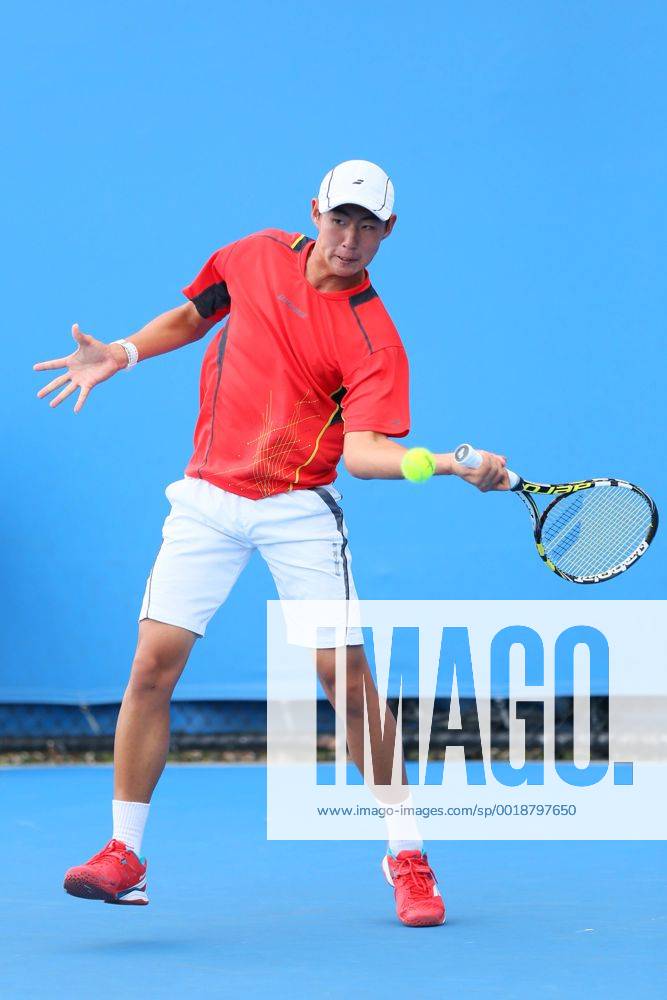 Sora Fukuda (JPN), JANUARY 27, 2015 - Tennis : 2015 Australian Open tennis tournament Junior boy s singles Round 2 in Melbourne, Australia. NoxThirdxPartyxSales (umqa020559)
