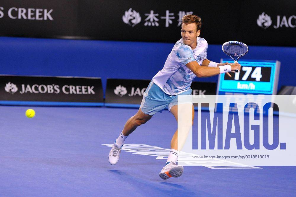 Tomas Berdych (CZE) TENNIS : Open d Australie - Melbourne - 29 01 2015 TennisMagazine Panoramlc