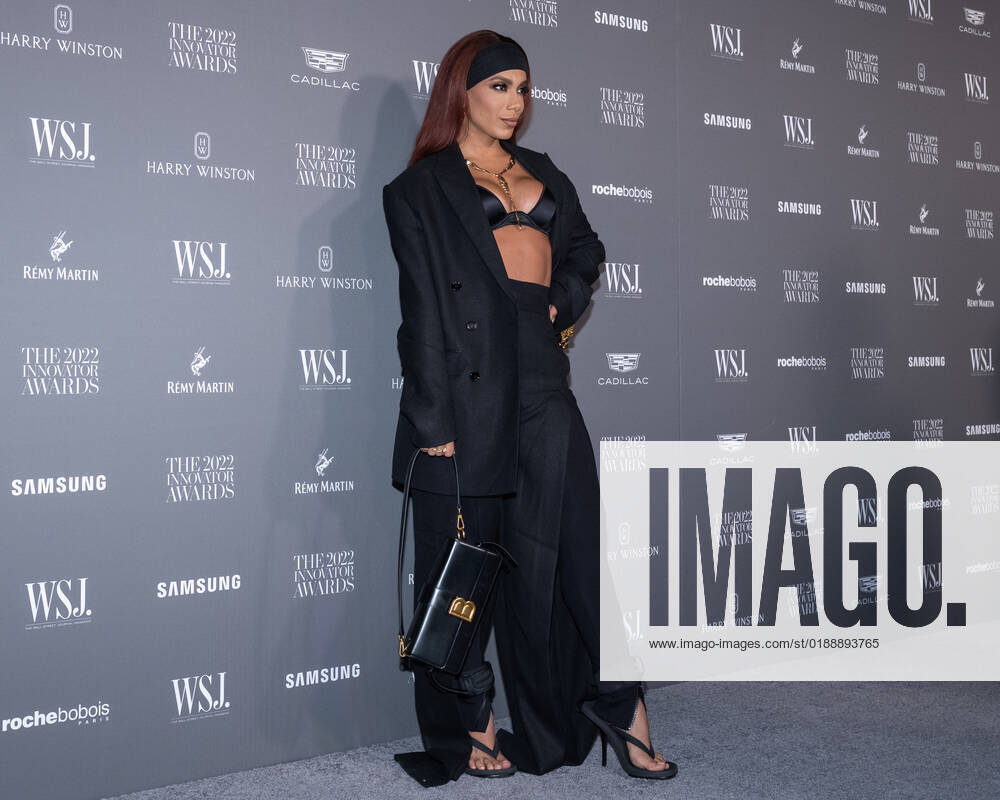 Anitta arrives on the red carpet for the WSJ. Magazine Innovator Awards at the Museum of Modern Art in New York City on Wednesday, November 2, 2022. 1 NYP20221102555 GabrielexHoltermann