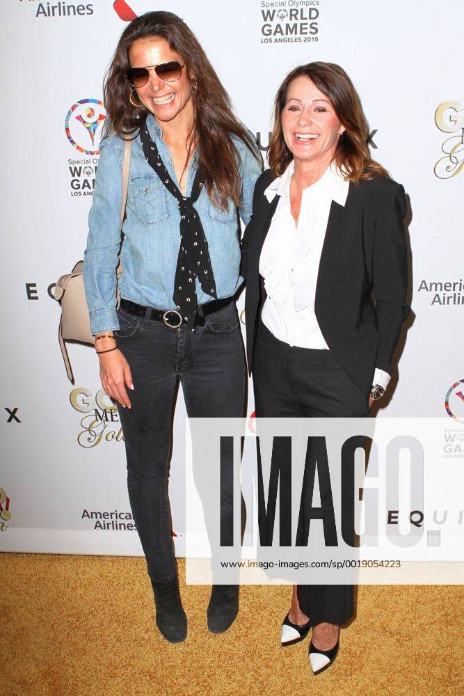 Katie Holmes, Nadia Comaneci GOLD MEETS GOLDEN JuanxLlauro PicturePerfect