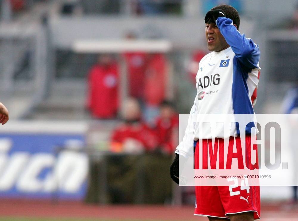 Ailton (HSV) ratlos Fußball 1. BL Herren Saison 2005 2006, Hamburger SV, Hamburg, Einzelbild Nürnberg