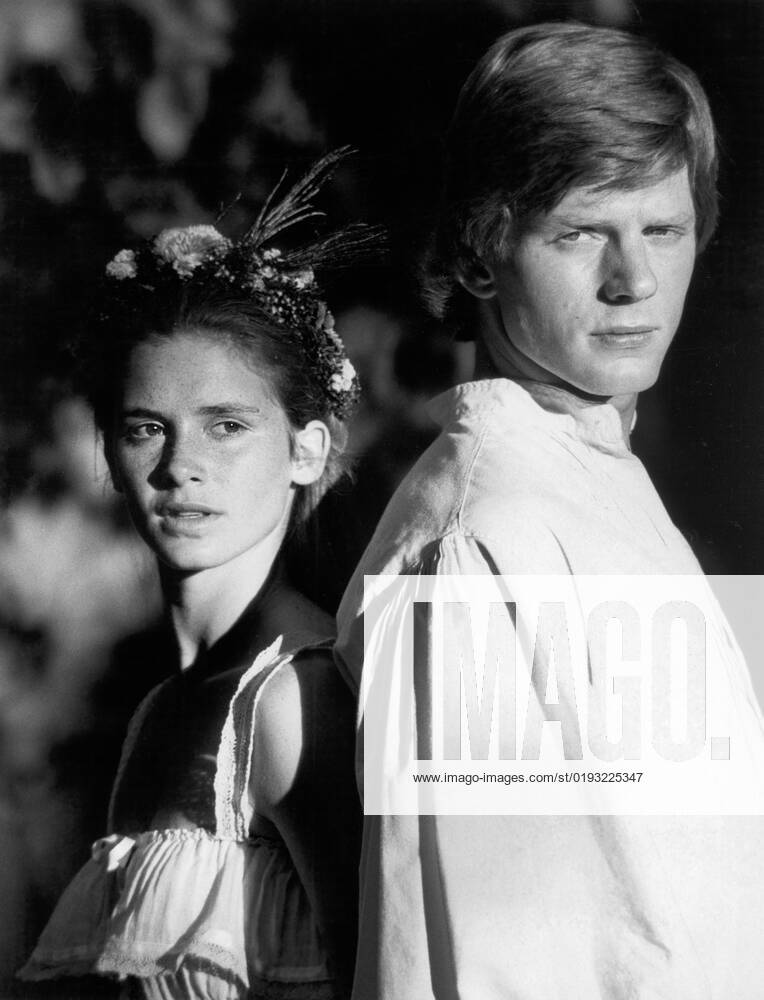 Stephanie Zimbalist, Dean Butler, on-set of the Made-For-Television Movie, Forever , CBS, 1978