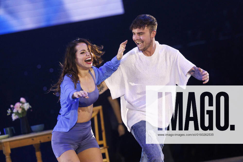 Dancer Christina Luft and singer Mike Singer at the dance show LetÂs Dance THE LIVE TOUR 2022 The Original Live Rousing Unforgettable at Lanxess Arena Cologne, 06 11 2022 NRW Germany
