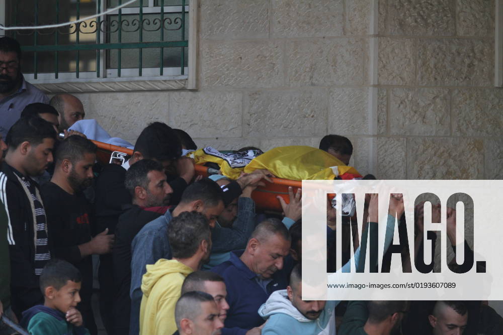 Palestinians carry the body of Raafat Issa, who was shot killed by Israeli forces, during his funeral Palestinians carry the body of Raafat Issa, who was shot killed by Israeli forces, during his funeral in the West Bank city of Jenin. Israeli soldiers today opened fire at a Palestinian man when he was near the apartheid barrier west of the northern West Bank city of Jenin and killed him, according to the Ministry of Health. It said Rafat Issa, 29, was killed after soldiers opened fire at him west of Jenin. Israel killed 200 Palestinians since the start of the year, including 144 in the West Bank and East Jerusalem, 50 of them from the Jenin area alone, including 28 killed in action or were assassinated, 52 in the Gaza Strip, and four Pales