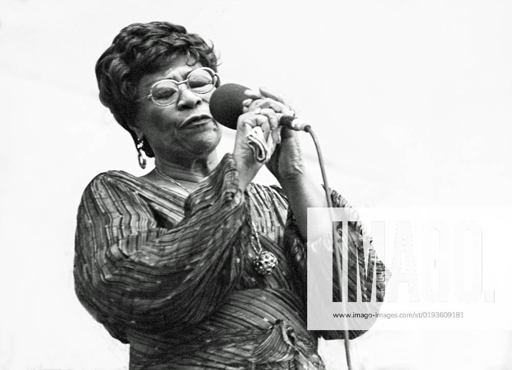 IMAGO ICONS: Ella Fitzgerald Ella Fitzgerald, Capital Jazz, Knebworth, 1981. Artist: Brian O Connor.
